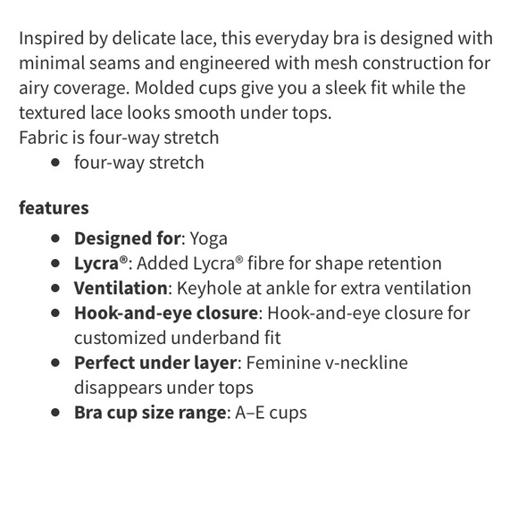 Lululemon Awake to Race Bra- 32C - Picture 9 of 9